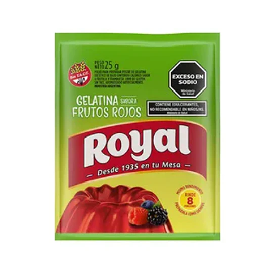** LIGHT FRUTOS ROJOS ** GELATINA 