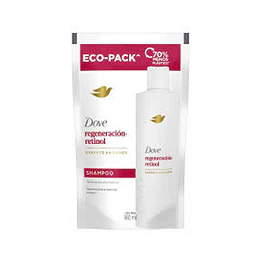 *DOY PACK X 180* SHAMPOO "DOVE" REGENERACION RETINOL