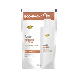 *DOY PACK X 180* SHAMPOO "DOVE" NUTRICION TRI OLEOS