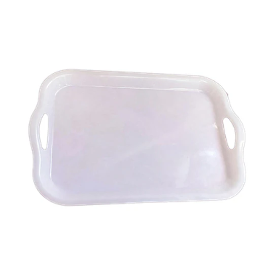 *33 X 25 CM* BANDEJA RECTANGULAR BLANCA 