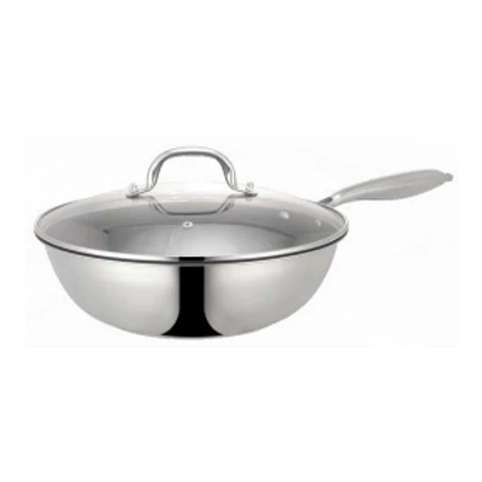 * X 26 CM * WOK ACERO INOXIDABLE 