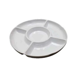 PLATO DE COPETIN BLANCO "COOL BAZAR" (8005-0)