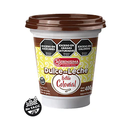 * X 400 GRS * DULCE DE LECHE "LA SERENISIMA" COLONIAL 