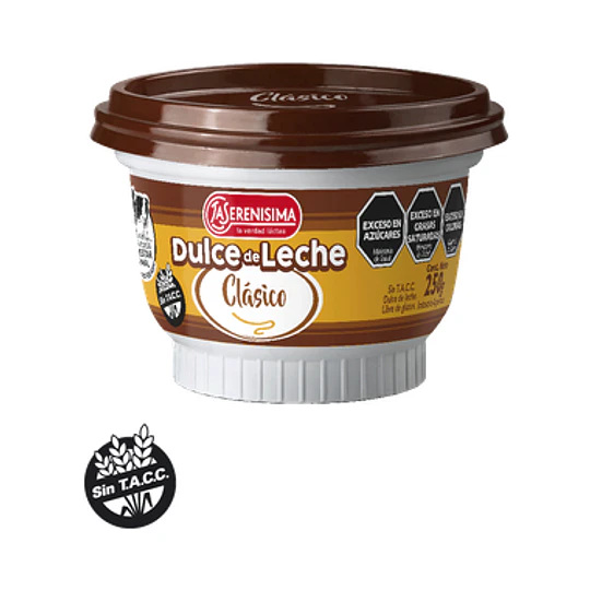 * X 250 GRS * DULCE DE LECHE 