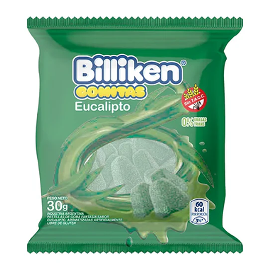*SOBRE X 30 GRS* GOMITAS BILLIKEN EUCALI