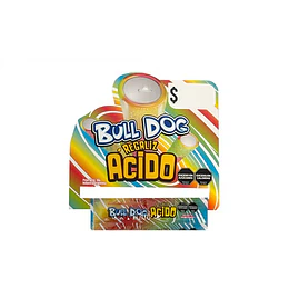 REGALIZ ACIDO "BULL DOG" TROQUELADO X UNIDAD (10 GRS)