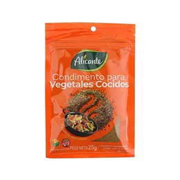 CONDIMENTO PARA VEGETALES COCIDOS  "ALICANTE" X 25 GR
