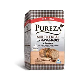 *MULTICEREAL C/MASA MADRE* HARINA "PUREZA" X 1 KILO
