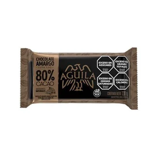 *80% CACAO X 130 GRS* AGUILA TAZA 