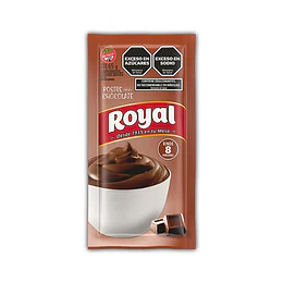 POSTRE "ROYAL" CHOCOLATE X 65 GRAMOS 