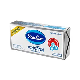 MANTECA "SANCOR" CLASICA X 100 GRS 