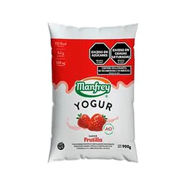 *SACHET X 900 GRS* YOGUR "MANFREY" FRUTILLA