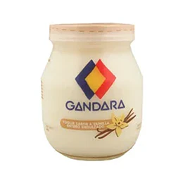 *CLASICO* YOGUR "GANDARA FRASCO VAINILLA X 200 GRS