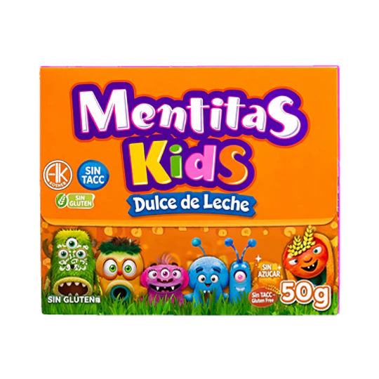 *KIDS X 12U* MENTITAS DULCE DE LECHE