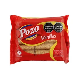 * X 7 UNID. * VAINILLAS "POZO"
