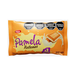 *TRIPACK X 252 GRS* GALL. RELLENAS "PAMELA" VAINILLA 