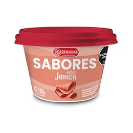 QUESO "SABORES" LA SERENISIMA JAMON X 180 GRS 