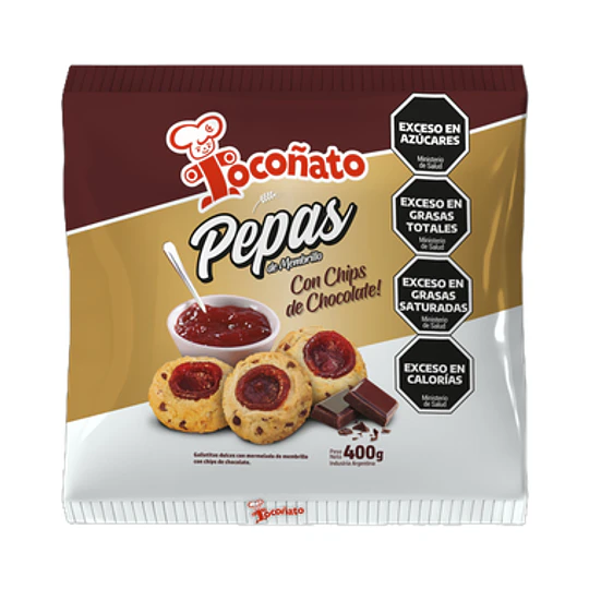 * CON CHIPS X 400 GRS * PEPAS 