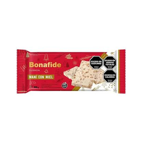 * X 200 GRAMOS * TURRON DE MANI Y MIEL  