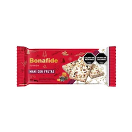 *CON FRUTAS* TURRON DE MANI "BONAFIDE" X 80 GRS