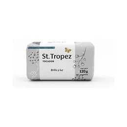 JABON TOCADOR "ST. TROPEZ" BRILLO Y LUZ X 120 GRS 