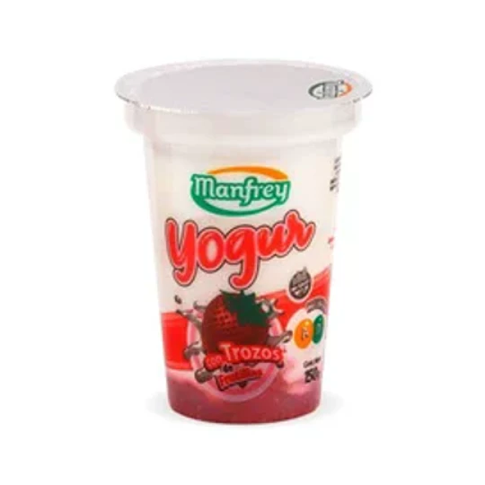 *CON TROZOS DE FRUTAS* YOGURT 