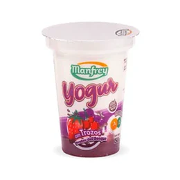*CON TROZOS DE FRUTAS* YOGURT "MANFREY" F.DEL BOSQUE X 150 GRS