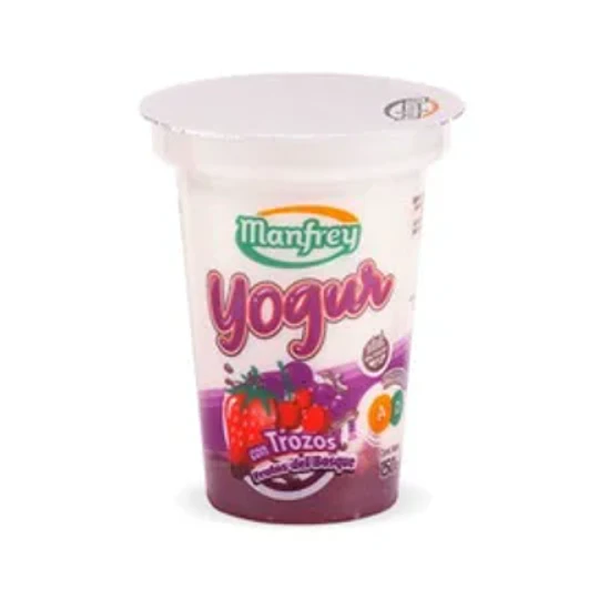 *CON TROZOS DE FRUTAS* YOGURT 