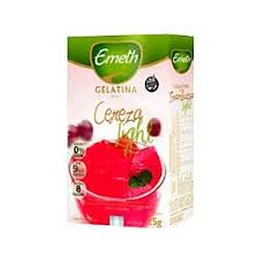 *LIGHT* GELATINA "EMETH" CEREZA X 25 GRS