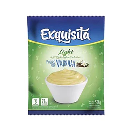 *LIGHT X 50 GRS* POSTRE "EXQUISITA" VAINILLA 