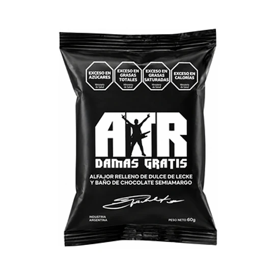 ALFAJOR ** ATR ** NEGRO X 80 GRAMOS 