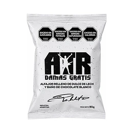ALFAJOR ** ATR ** BLANCO X 80 GRAMOS 