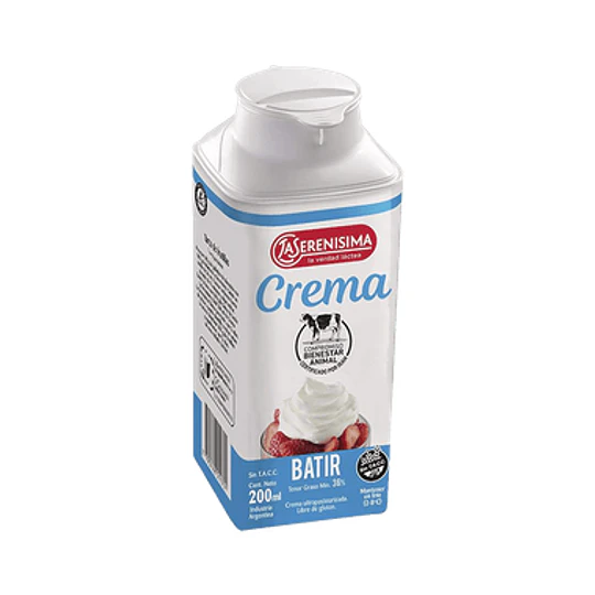 *BATIR X 200 ML* CREMA 