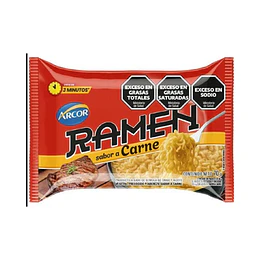 * CHICO X 65 GRS * RAMEN "ARCOR" CARNE 