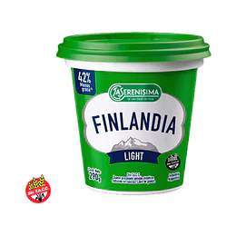 *LIGHT X 290 GRS* QUESO UNTABLE "FINLANDIA" LA SERENISIMA 