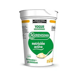 *DESCREMADO* YOGUR FIRME "LA SERENISIMA" NUTRI.ACTIVA VAINILLA X 190 GRS 