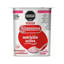 *CHICO X 120 GRS* YOGUR FIRME "LA SERENISIMA" FRUTILLA