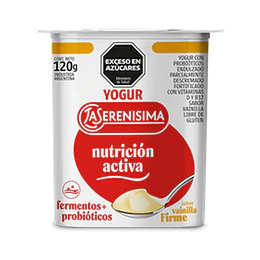 *CHICO X 120 GRS* YOGUR FIRME "LA SERENISIMA" VAINILLA