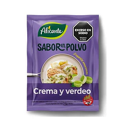 CALDO P/SABORIZAR "ALICANTE" CREMA/VERDE