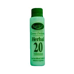 CREMA OXIDANTE "NANTYR" 20 HERBAL X UNIDAD 