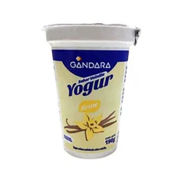 YOGUR FIRME "GANDARA" VAINILLA X 190 GRS 