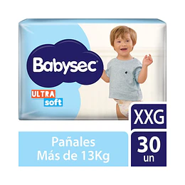 *PACK X 30 UNID* PAÑALES BABYSEC ** XXG ** ULTRA SOFT 