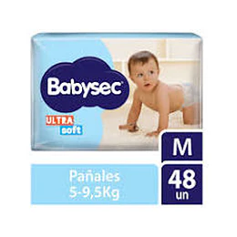 *PACK X 48 UNID* PAÑALES BABYSEC ** M ** ULTRA SOFT 