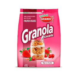 GRANOLA "GRANIX" FRUTOS ROJOS X 350 GRS