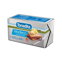 * X 200 GRS * MANTECA CLASICA "TONADITA" 