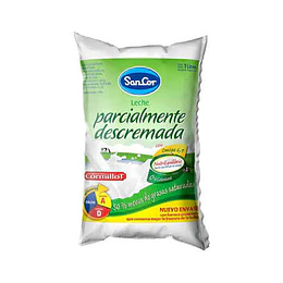 LECHE SACHET "SANCOR" DESCREMADA X 1 LITRO 
