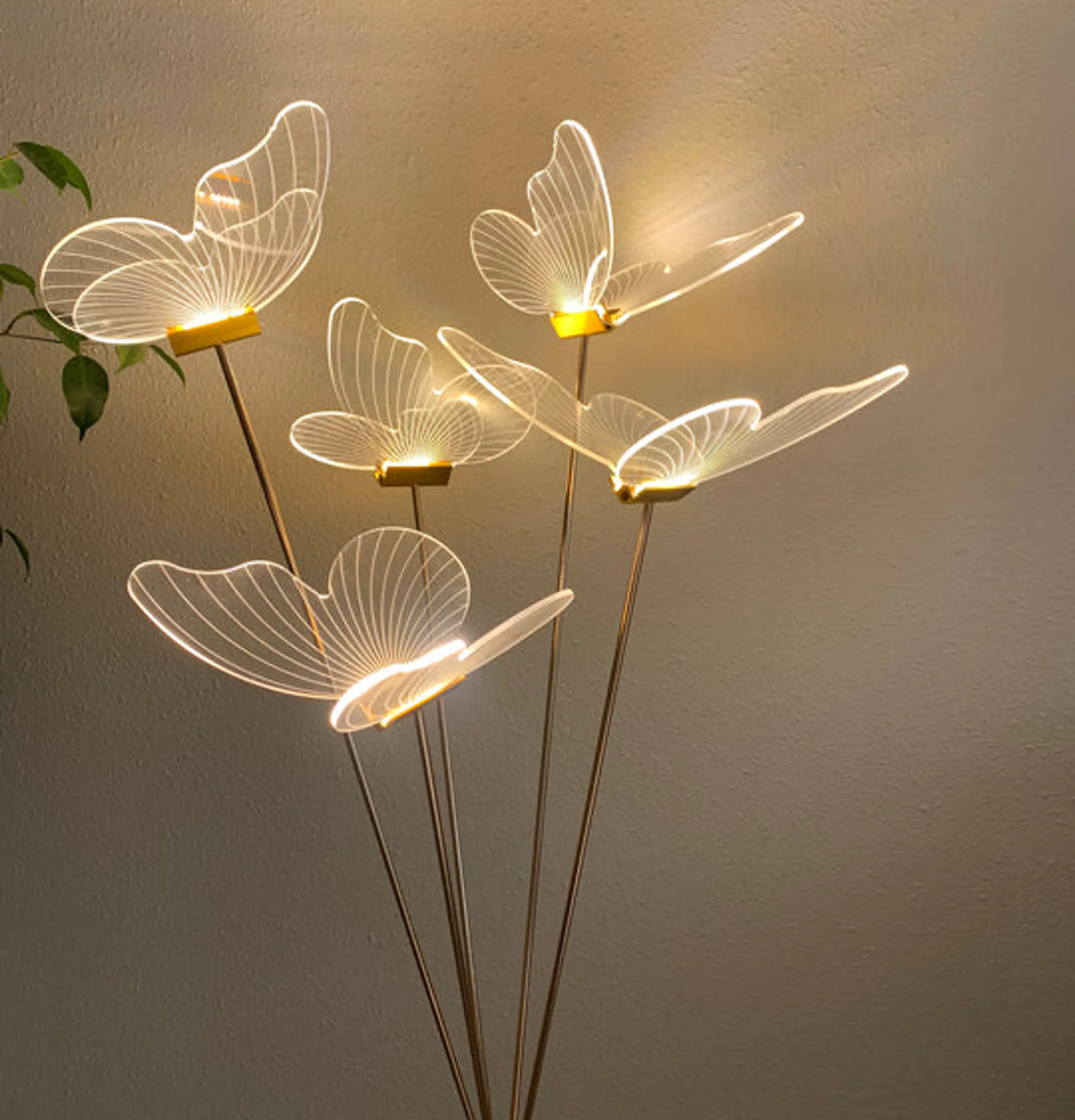 Lampara Mariposas Led 2