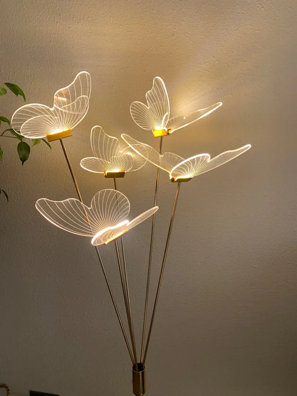 Lampara Mariposas Led 2