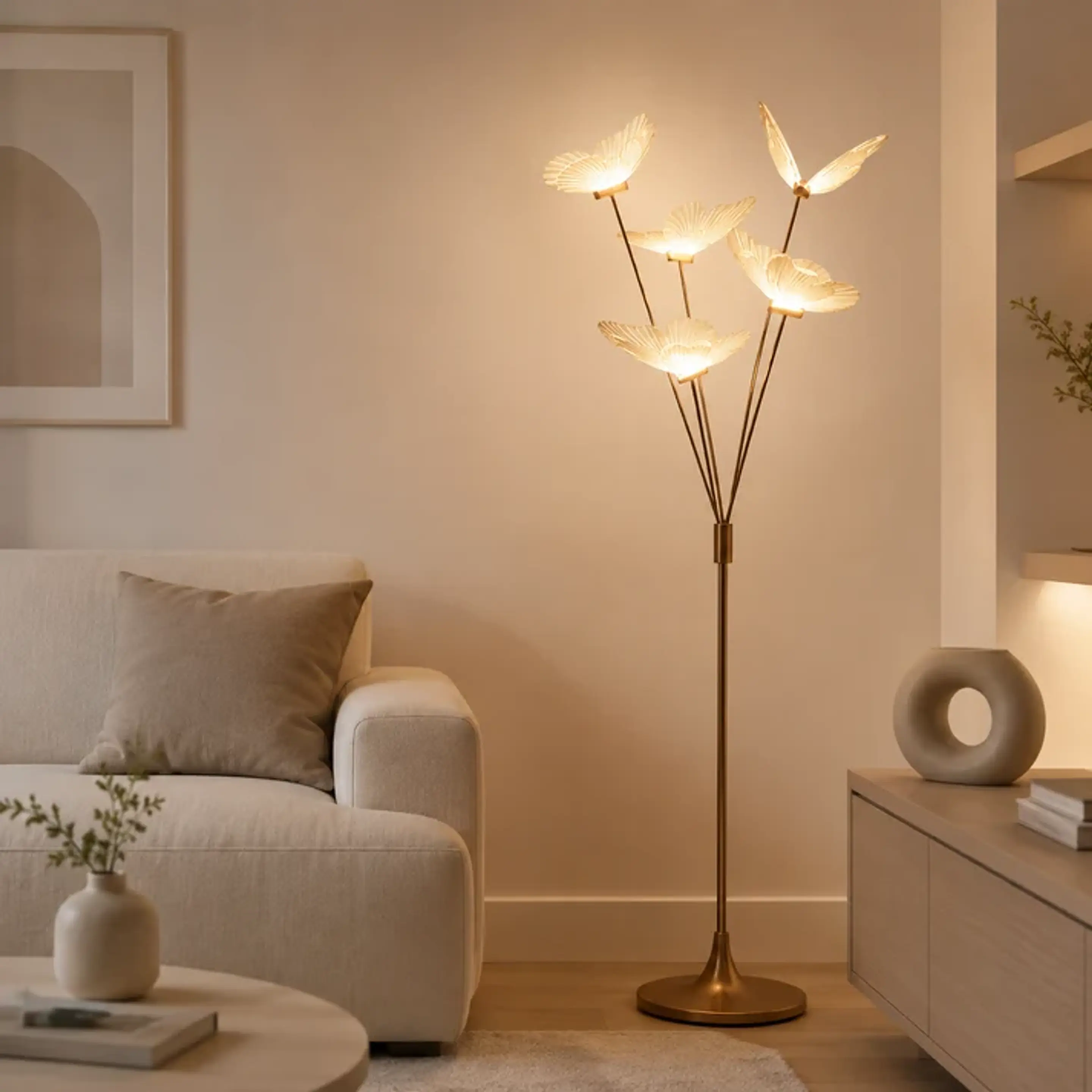 Lampara Mariposas Led 1