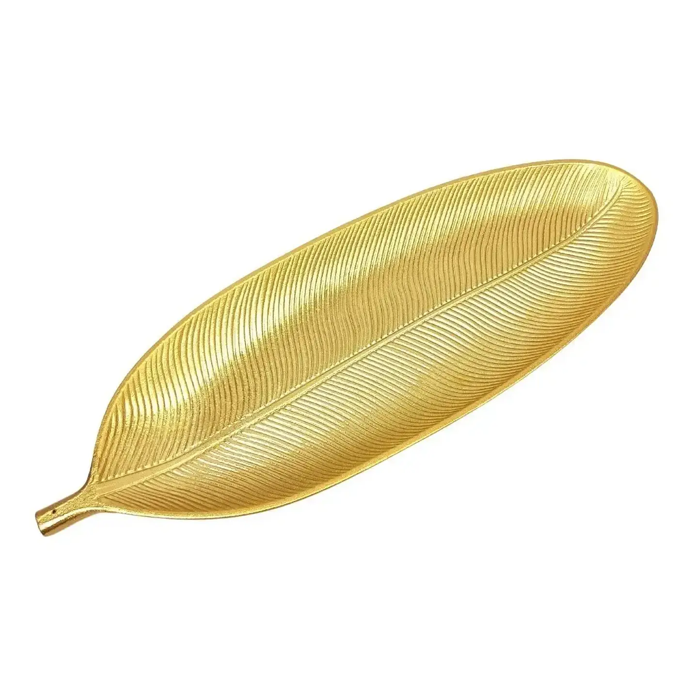Bandeja Centro De Mesa Hoja De Madera 60 Cms 1